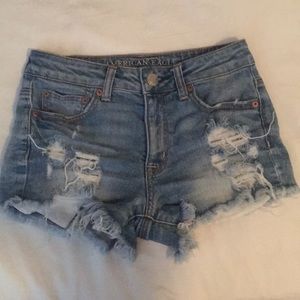 American eagle denim shorts